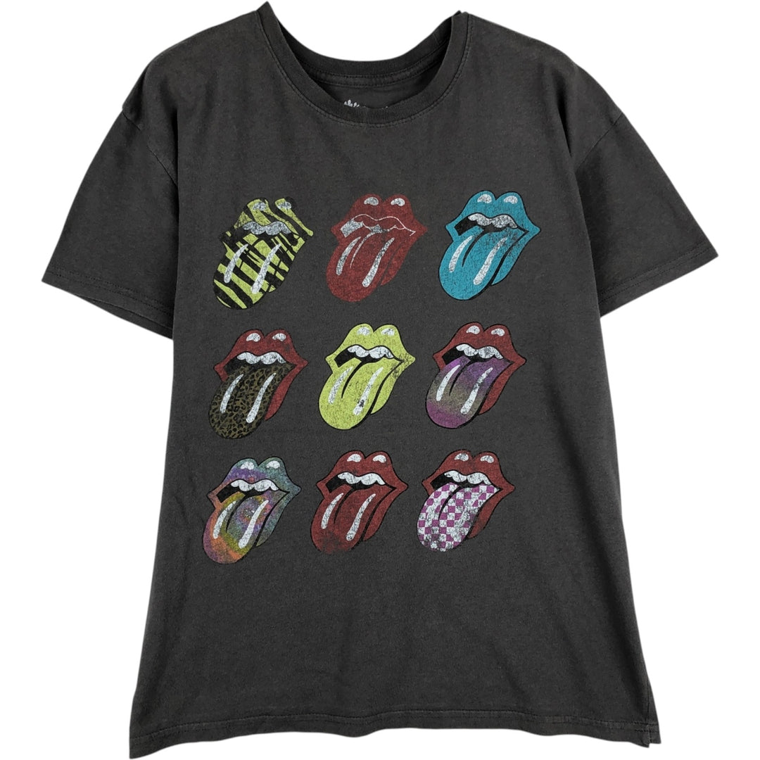 The Rolling Stones Band T-shirt, Men's M size cotton Charcoal Vintage Second Hand