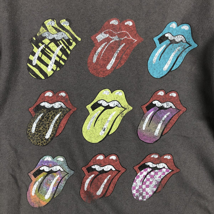 The Rolling Stones Band T-shirt, Men's M size cotton Charcoal Vintage Second Hand