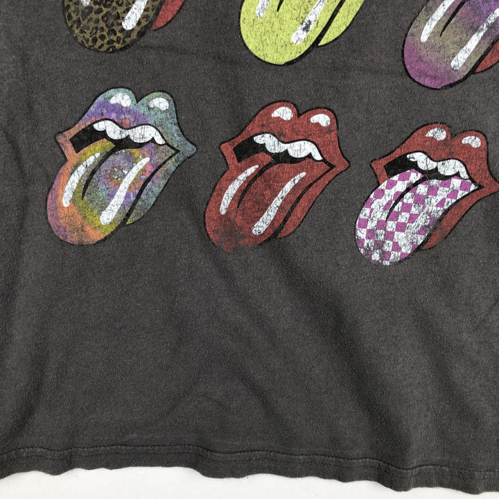 The Rolling Stones Band T-shirt, Men's M size cotton Charcoal Vintage Second Hand