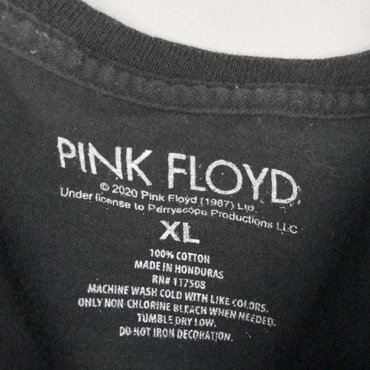 PINK FLOYD Pink Floyd Band T-shirt Band T Men's XL size cotton black type Vintage Second Hand