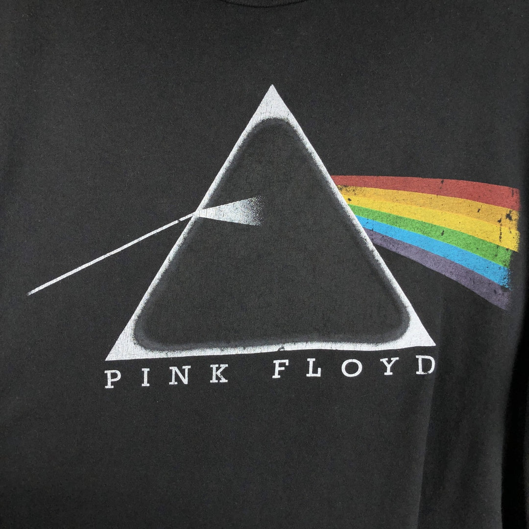PINK FLOYD Pink Floyd Band T-shirt Band T Men's XL size cotton black type Vintage Second Hand