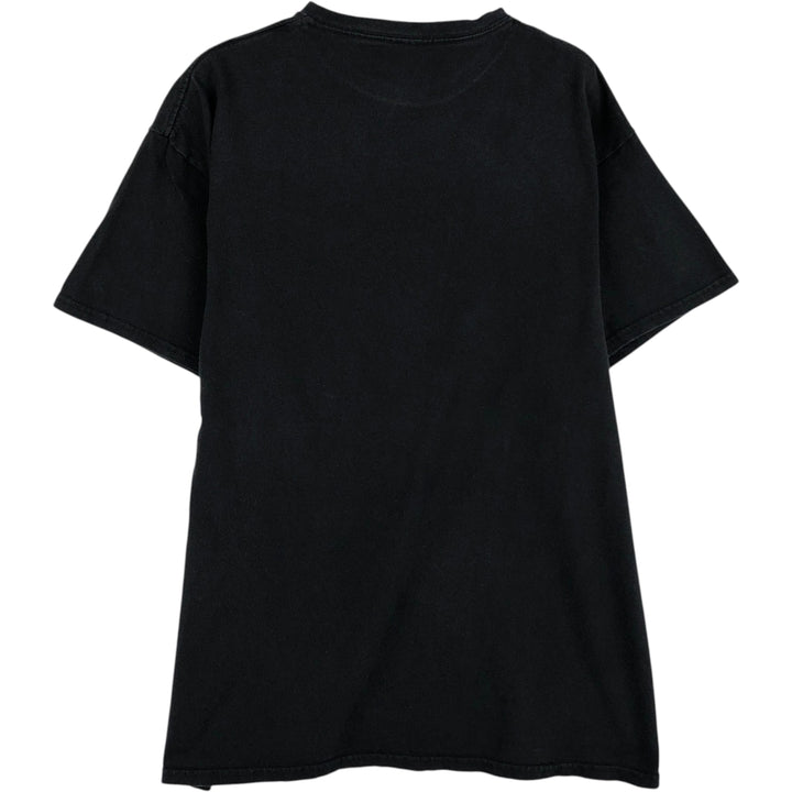 THE BEATLES Band T-shirt, Men's L size cotton black type Vintage Second Hand