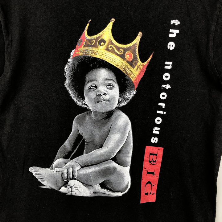THE NOTORIUS BIG Rap T-shirt, Men's Size M cotton black type Vintage Second Hand