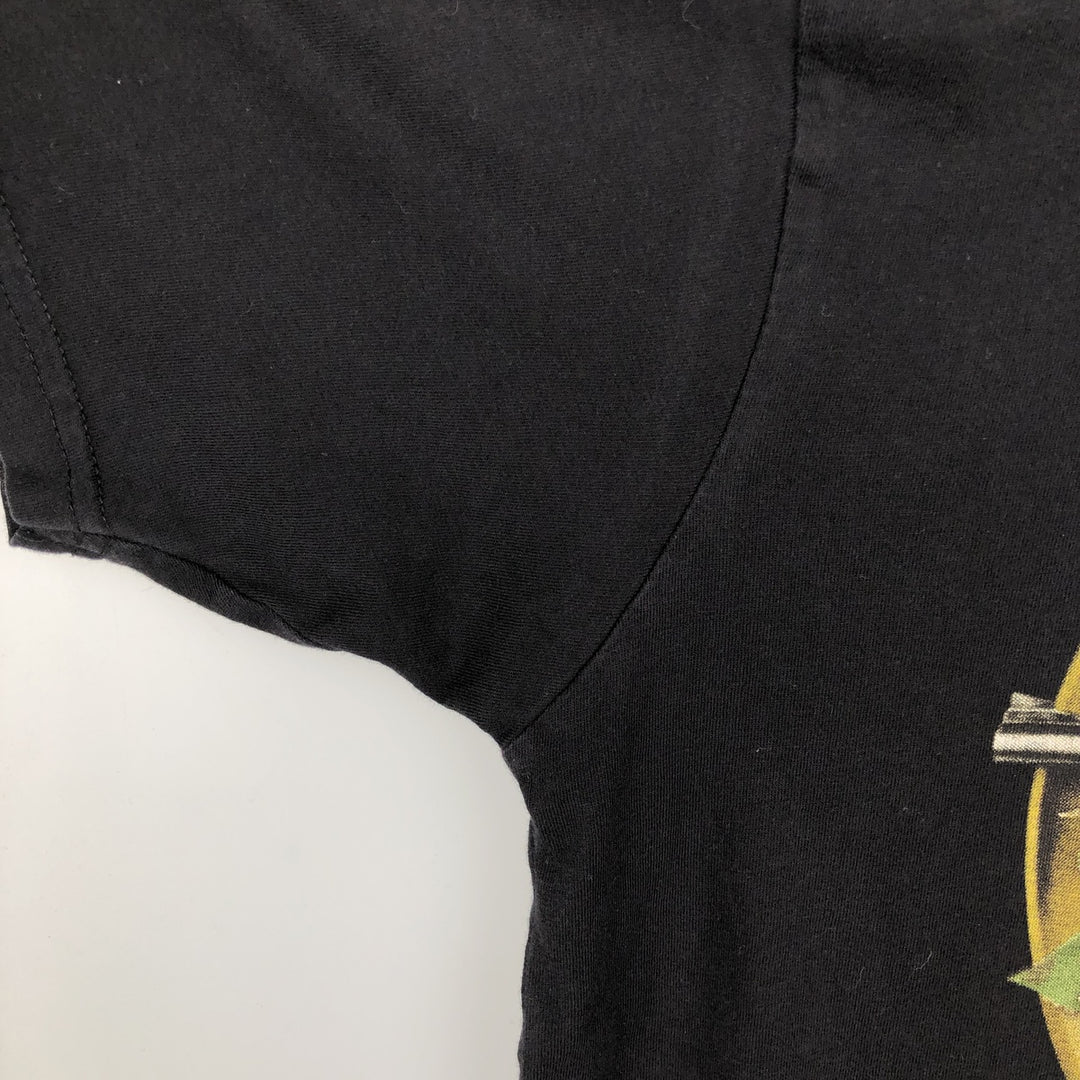 GUNS N' ROSES Guns N' Roses Band T-shirt Band Tee Men's M size cotton black type Vintage Second Hand