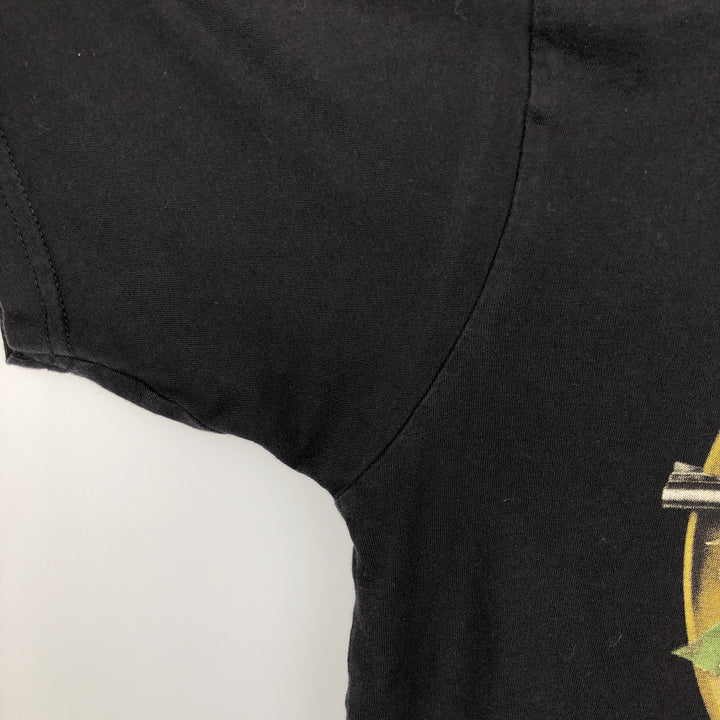 GUNS N' ROSES Guns N' Roses Band T-shirt Band Tee Men's M size cotton black type Vintage Second Hand