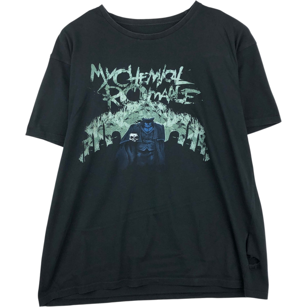 MY CHEMICAL ROMANCE My Chemical Romance Band T-shirt Band T Men's XL equivalent unclear black type Vintage Second Hand