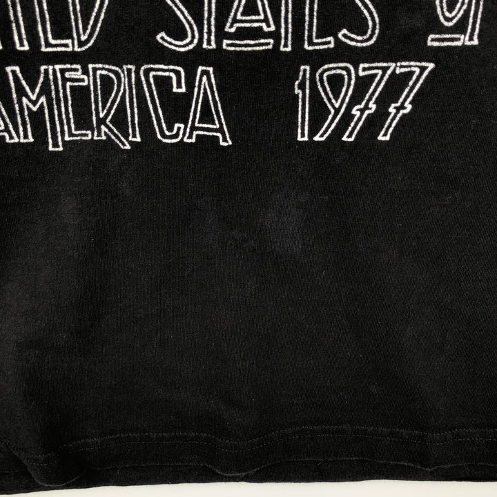LED ZEPPELIN Led Zeppelin Band T-shirt Band T Men's M size cotton black type Vintage Second Hand
