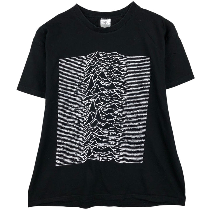 B&C JOY DIVISION Band T-shirt (Men's size M) cotton black type Vintage Second Hand