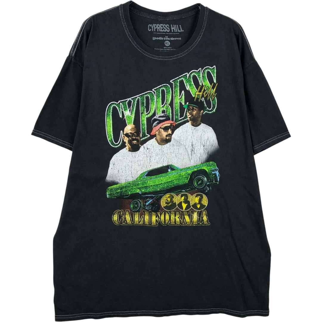 CYPRESS HILL rap t-shirt, men's size M (approx.) cotton black type Vintage Second Hand