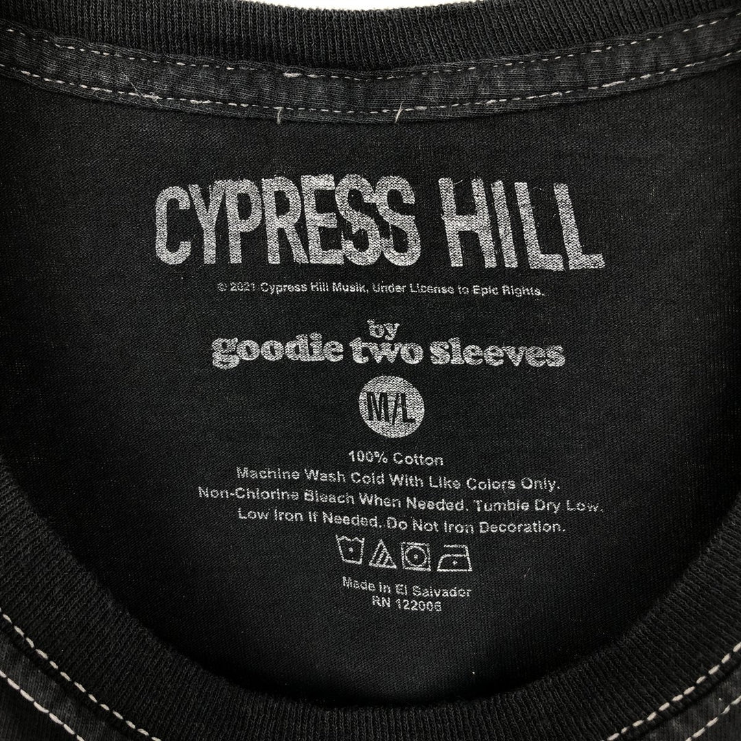 CYPRESS HILL rap t-shirt, men's size M (approx.) cotton black type Vintage Second Hand