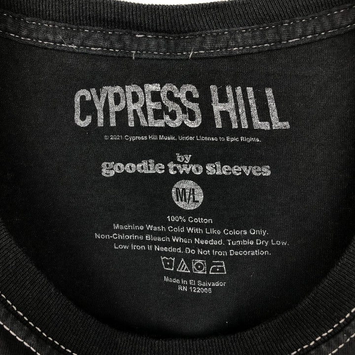CYPRESS HILL rap t-shirt, men's size M (approx.) cotton black type Vintage Second Hand