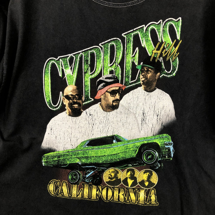 CYPRESS HILL rap t-shirt, men's size M (approx.) cotton black type Vintage Second Hand