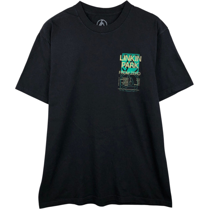 LINKIN PARK Band T-Shirt, Men's Size L cotton black type Vintage Second Hand