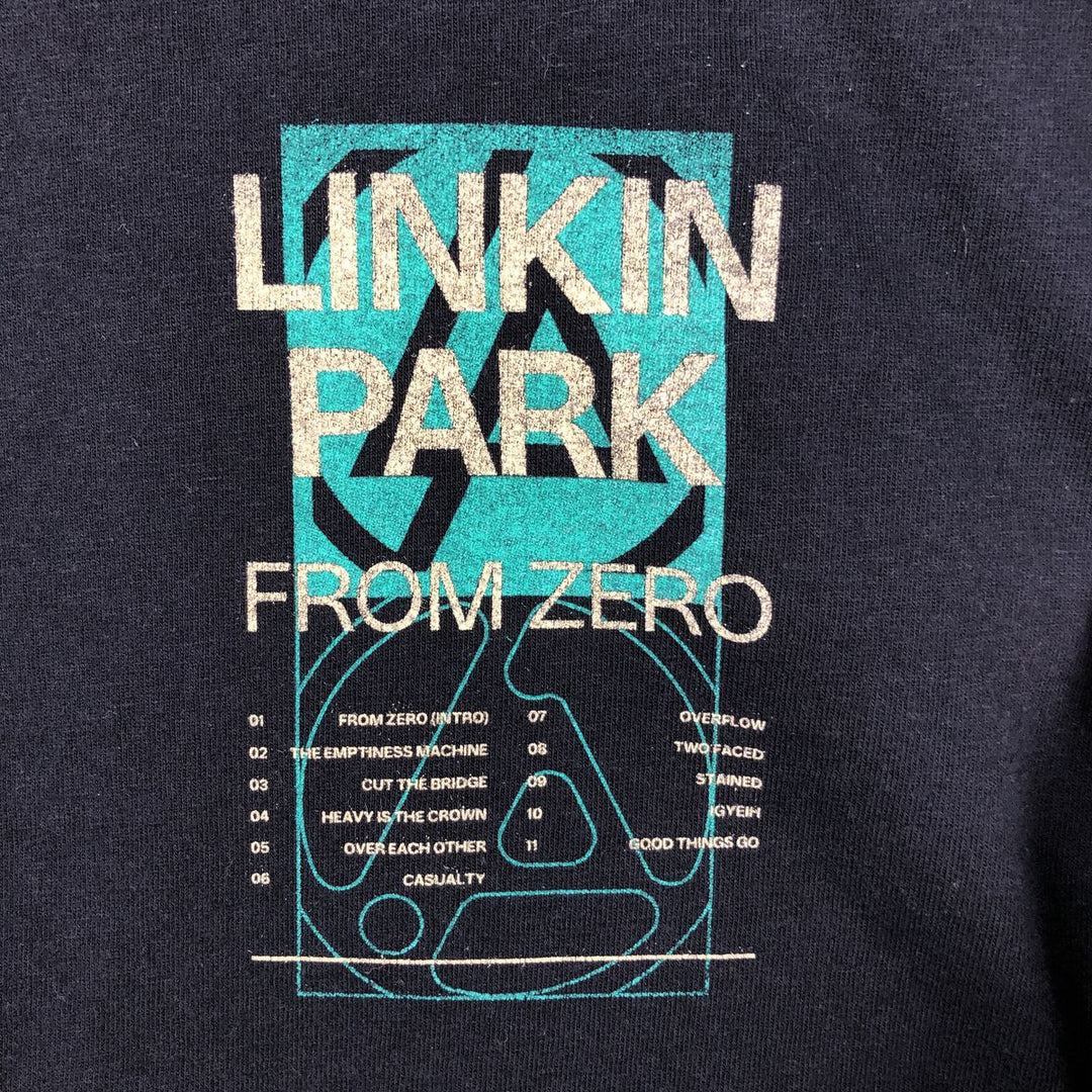 LINKIN PARK Band T-Shirt, Men's Size L cotton black type Vintage Second Hand