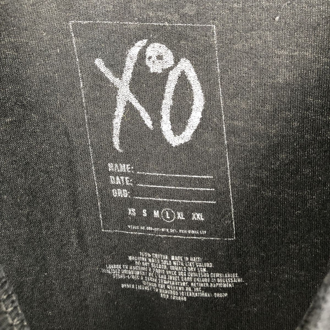 XO The Weeknd Band T-shirt (Men's size L) cotton black type Vintage Second Hand