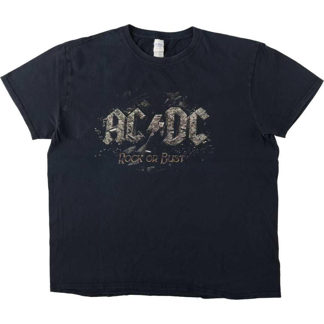 Gildan AC cotton black type Vintage Second Hand