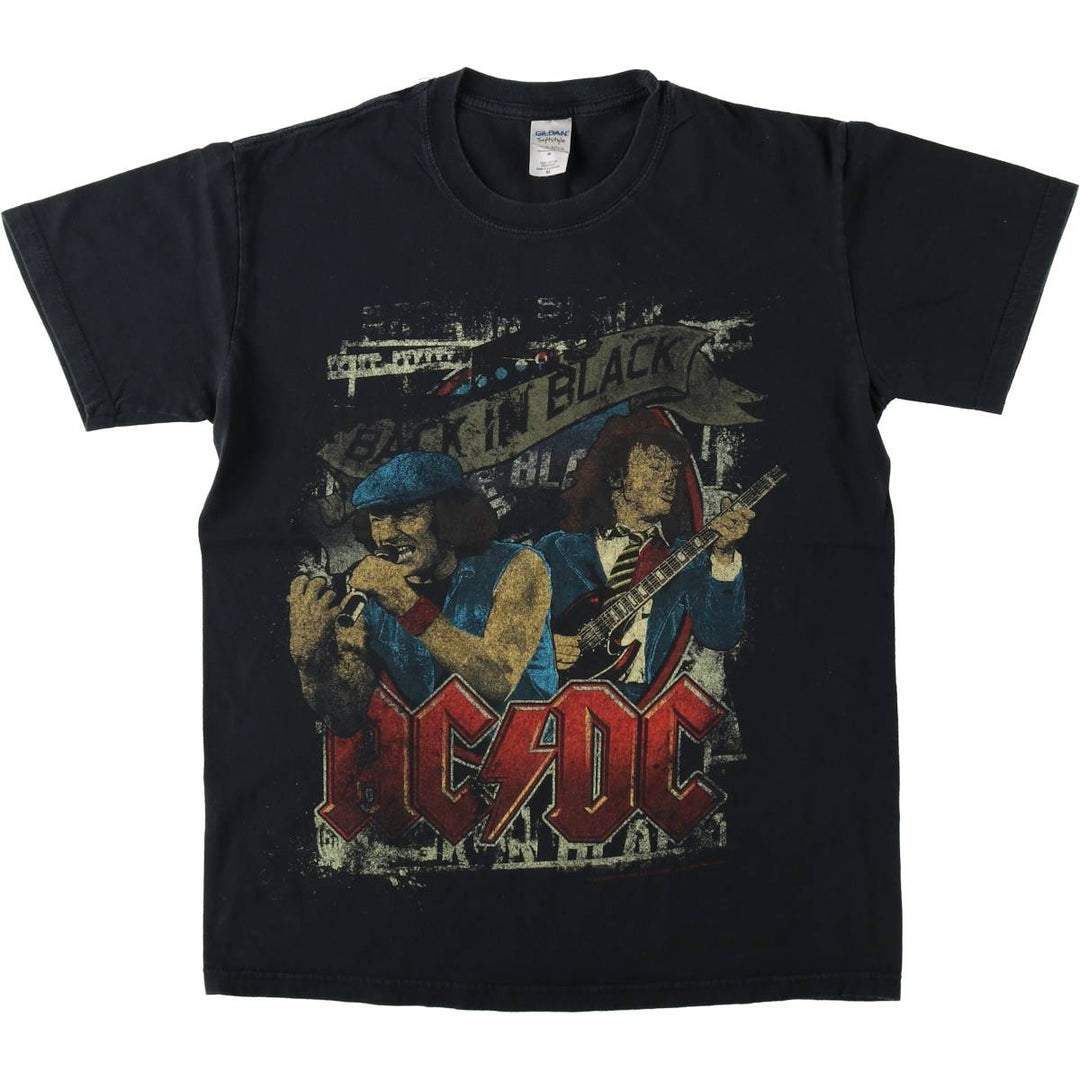 Gildan AC cotton black type Vintage Second Hand
