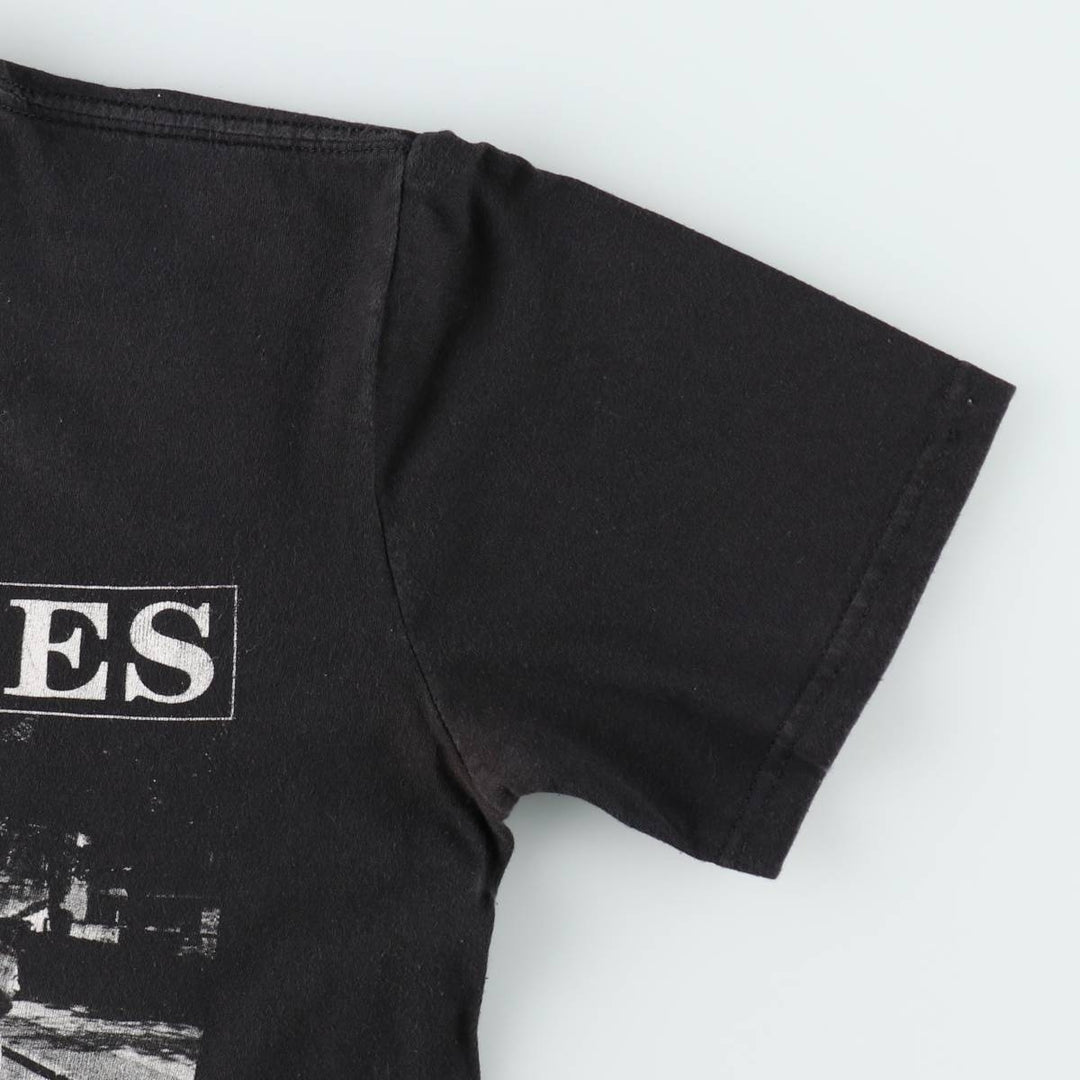 THE BEATLES Band T-shirt, Band T, Men's S size cotton black type Vintage Second Hand