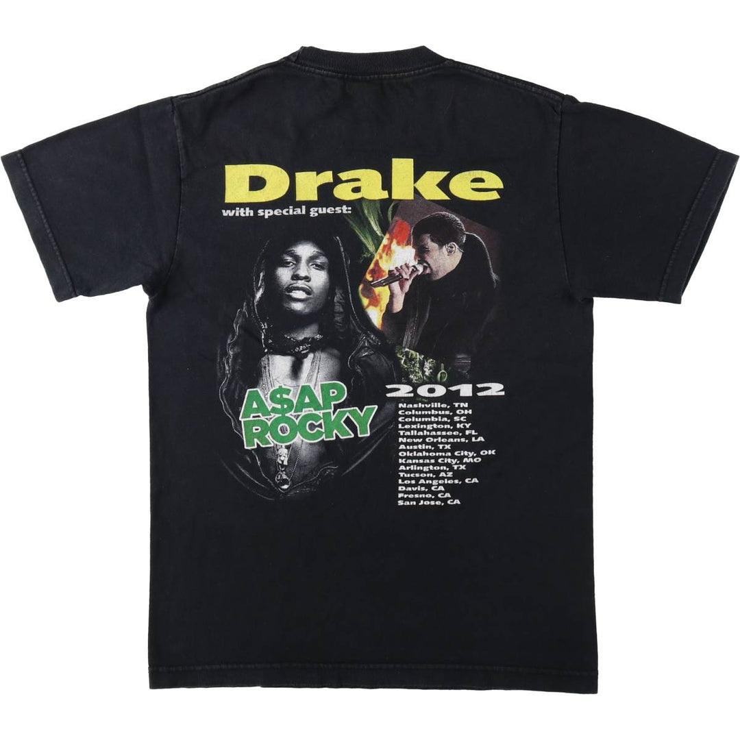 ALSTYLE DRAKE Rap T-Shirt (Men's Size S) cotton black type Vintage Second Hand