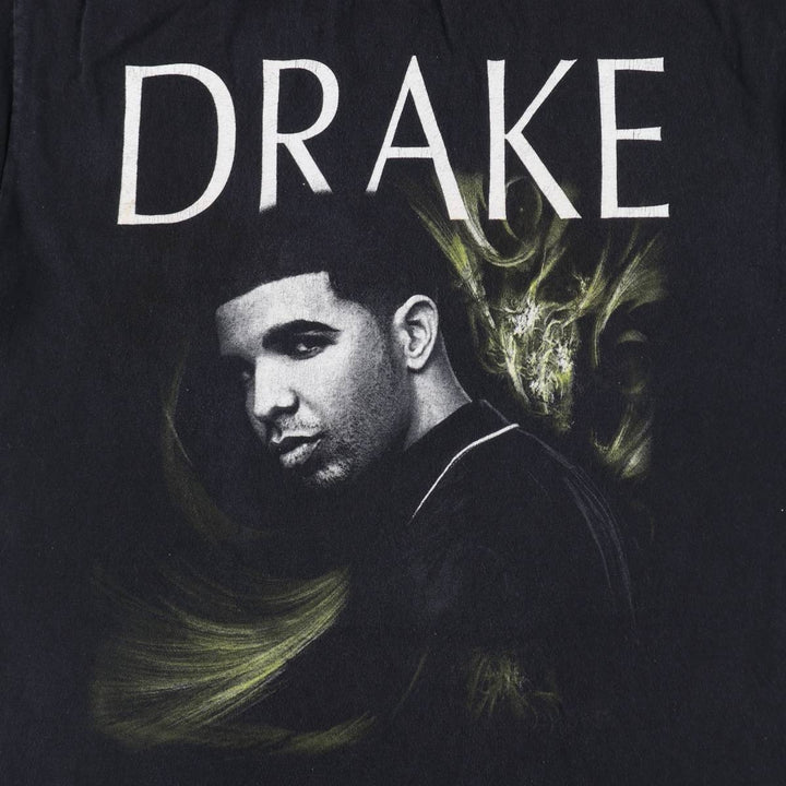 ALSTYLE DRAKE Rap T-Shirt (Men's Size S) cotton black type Vintage Second Hand