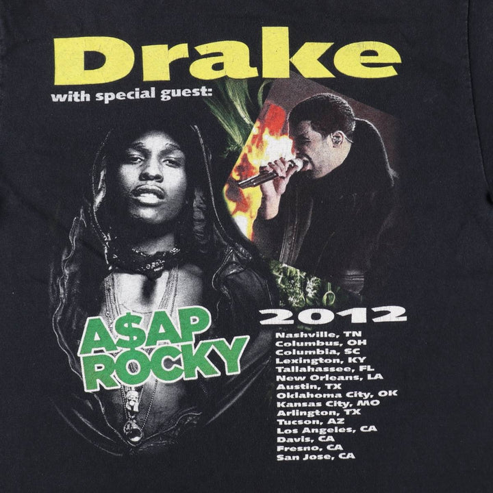 ALSTYLE DRAKE Rap T-Shirt (Men's Size S) cotton black type Vintage Second Hand