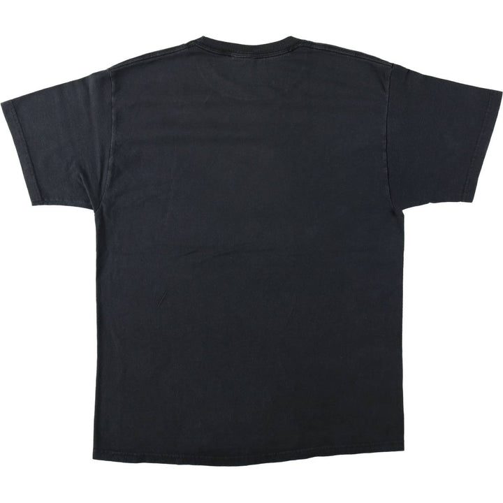 THE BEATLES Band T-shirt, Men's L size cotton black type Vintage Second Hand