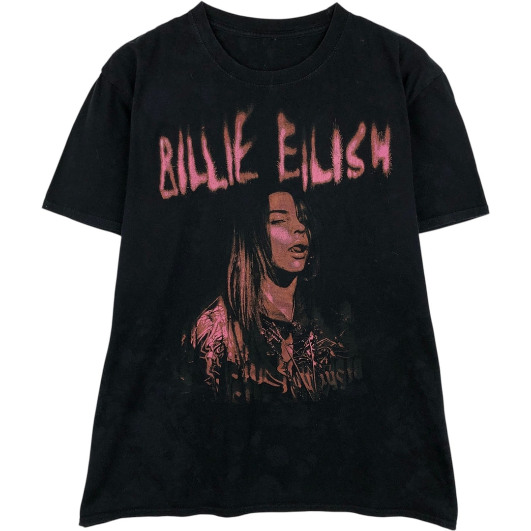 BILLIE EILISH Billie Eilish Band T-Shirt, Men's XL unclear black type Vintage Second Hand