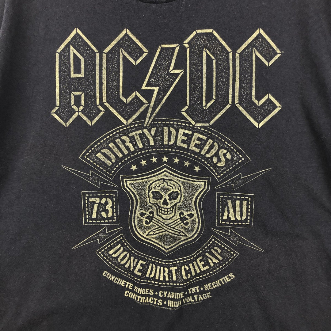LIQUID BLUE AC cotton black type Vintage Second Hand