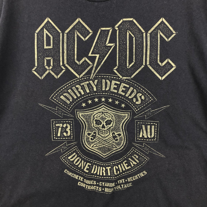 LIQUID BLUE AC cotton black type Vintage Second Hand