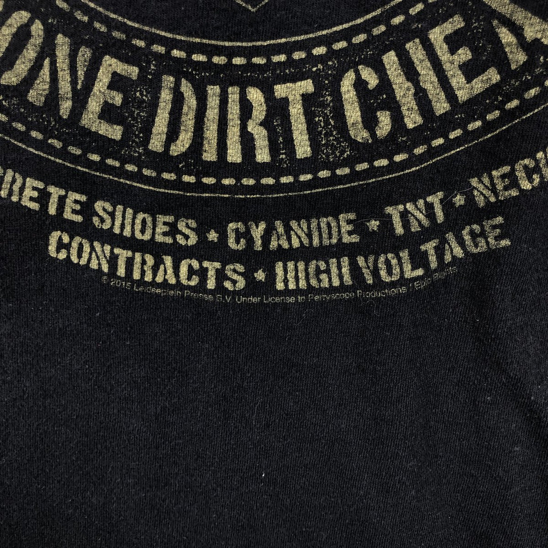 LIQUID BLUE AC cotton black type Vintage Second Hand