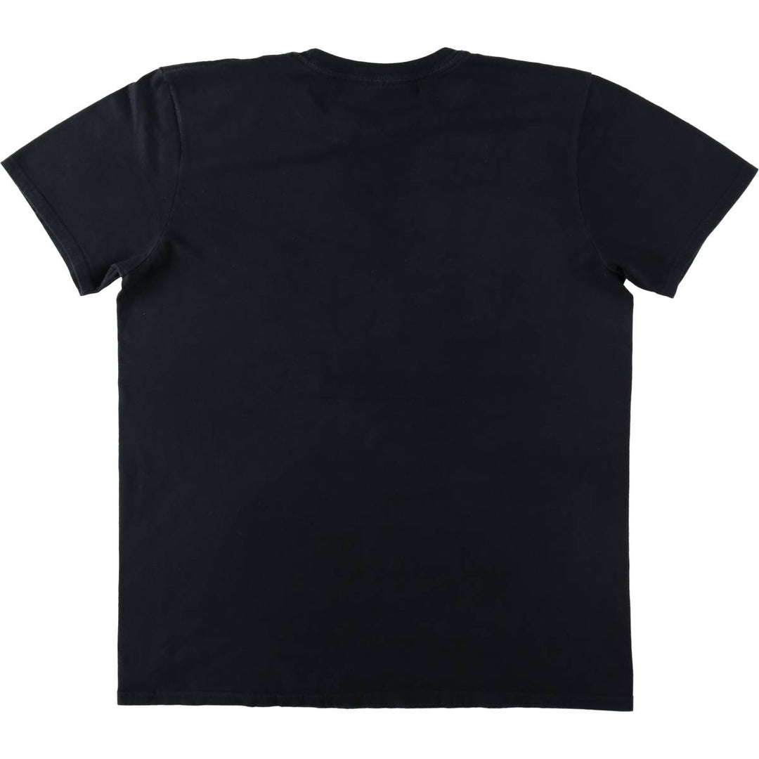 NIRVANA Nirvana Band T-shirt, Band T, Men's L size cotton black type Vintage Second Hand