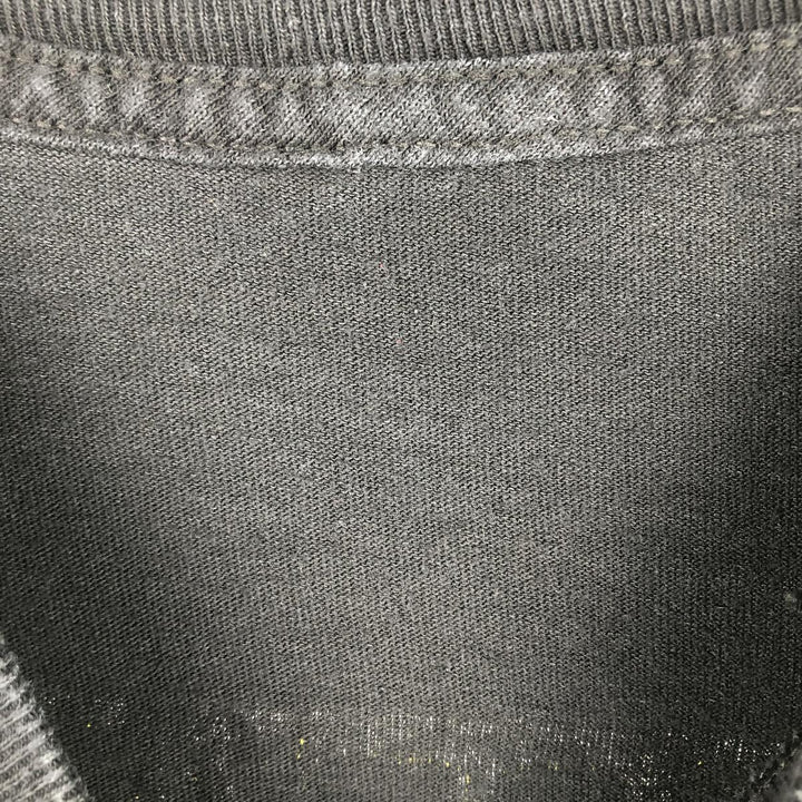 SANTANA Leopard Pattern Band T-Shirt (Men's XL equivalent) unclear black type Vintage Second Hand