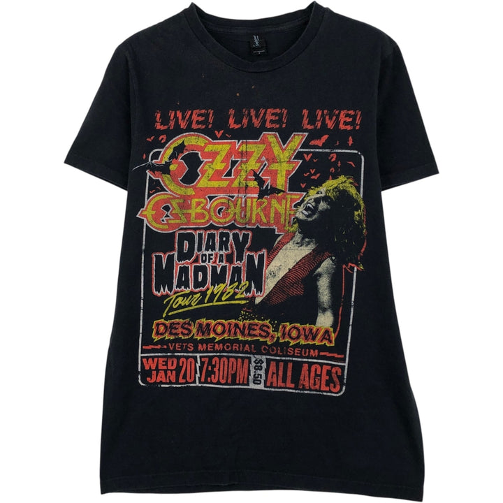 BAY ISLAND Ozzy Osbourne Band T-shirt (Men's Size S) cotton black type Vintage Second Hand