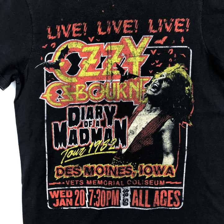 BAY ISLAND Ozzy Osbourne Band T-shirt (Men's Size S) cotton black type Vintage Second Hand
