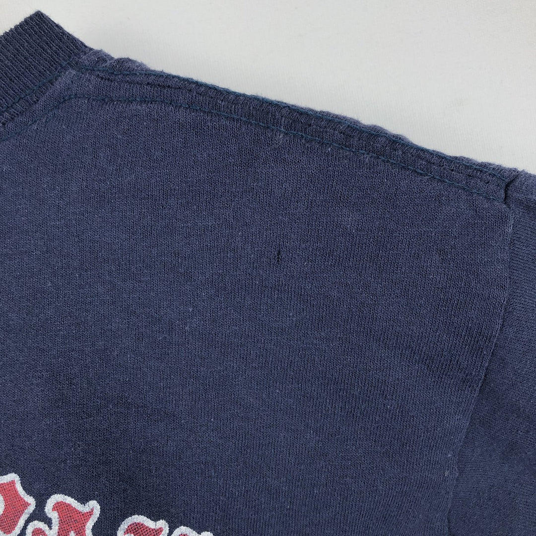 Hanes DEAD & COMPANY Skull Pattern Band T-Shirt (Men's Size S) cotton navy blue type Vintage Second Hand