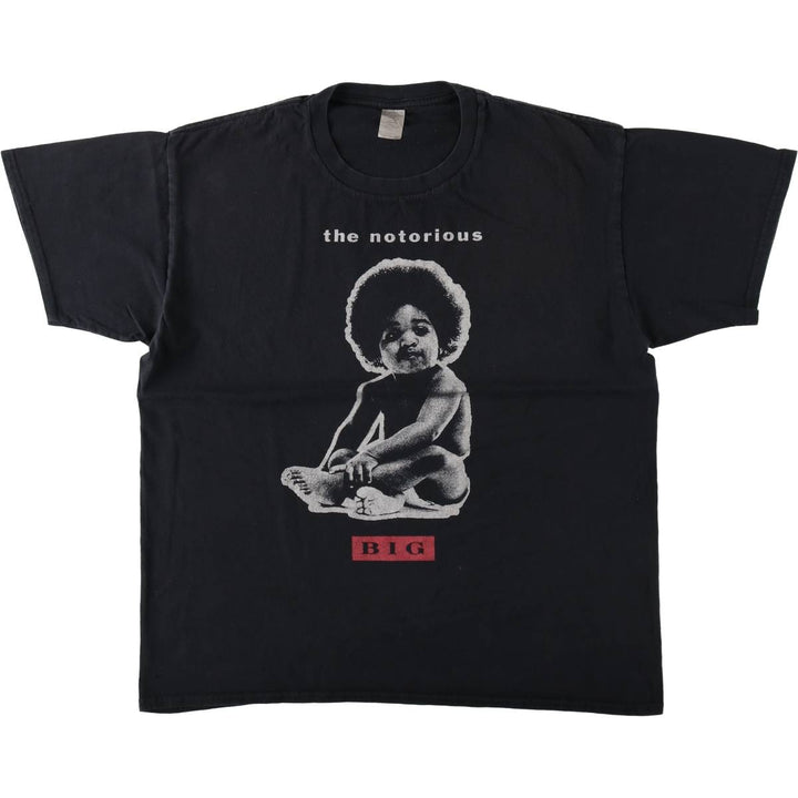 THE NOTORIUS BIG Rap T-shirt, Men's Size M cotton black type Vintage Second Hand