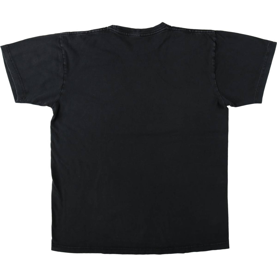 SEL SLAYER Skull Pattern Band T-Shirt (Men's Size L) cotton black type Vintage Second Hand