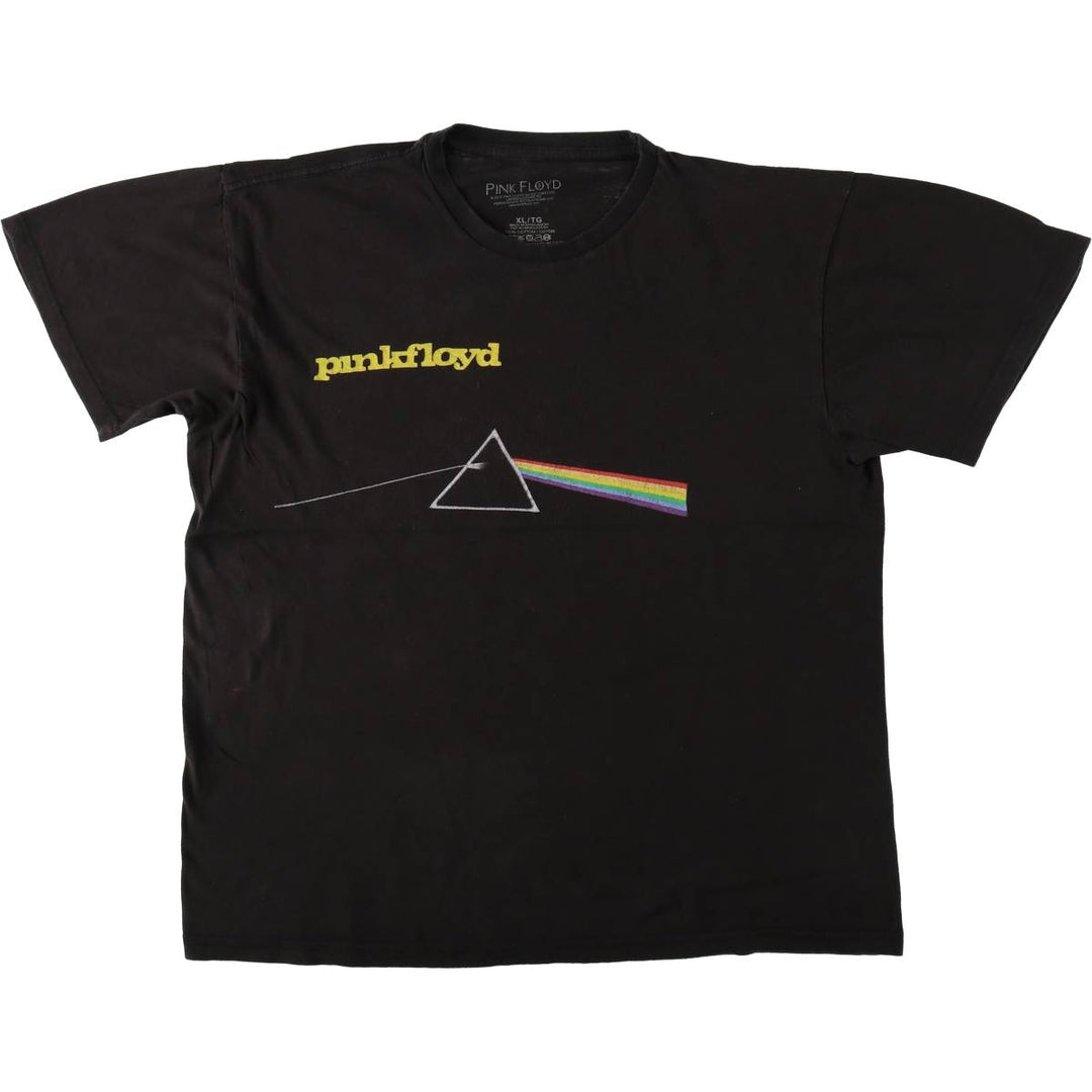 PINK FLOYD Pink Floyd Band T-shirt Band T Men's XL size cotton black type Vintage Second Hand