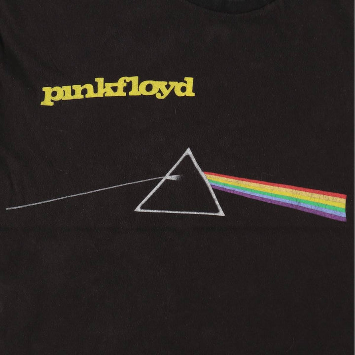 PINK FLOYD Pink Floyd Band T-shirt Band T Men's XL size cotton black type Vintage Second Hand