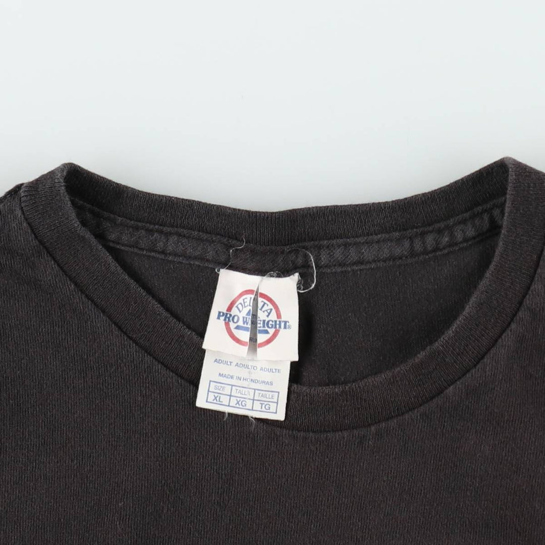 DELTA CHANCE THE RAPPER Rap T-Shirt (Men's XL equivalent) cotton black type Vintage Second Hand