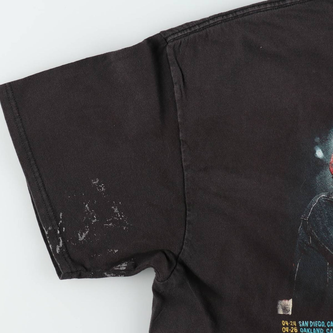 DELTA CHANCE THE RAPPER Rap T-Shirt (Men's XL equivalent) cotton black type Vintage Second Hand