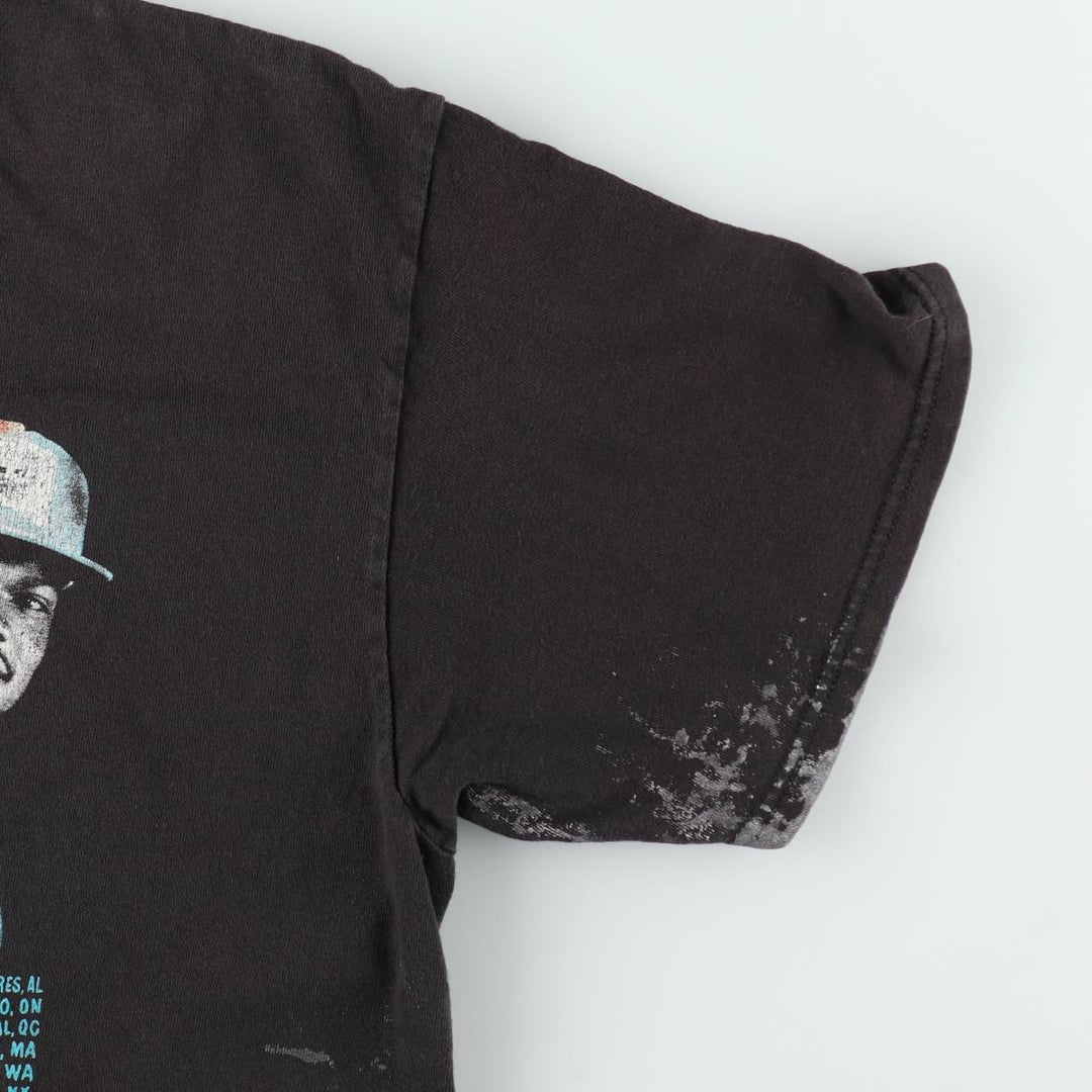 DELTA CHANCE THE RAPPER Rap T-Shirt (Men's XL equivalent) cotton black type Vintage Second Hand