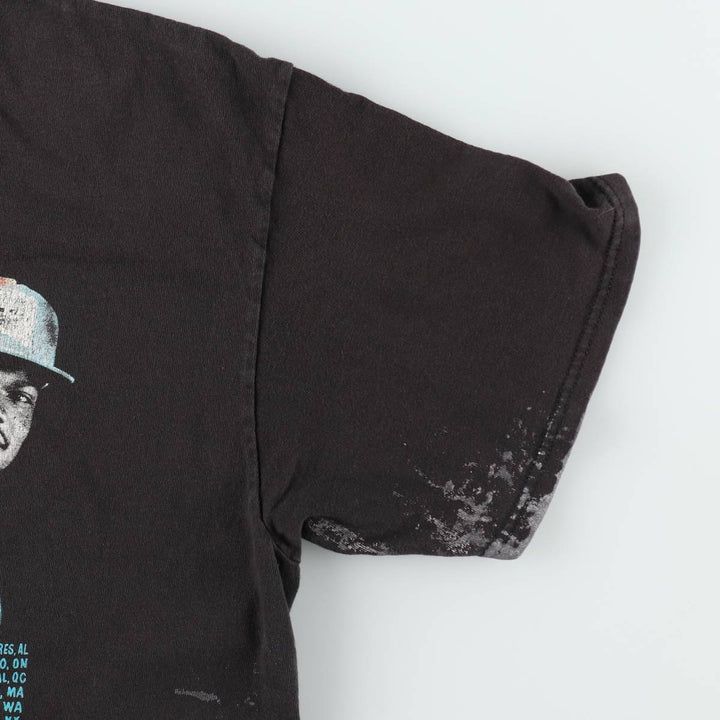 DELTA CHANCE THE RAPPER Rap T-Shirt (Men's XL equivalent) cotton black type Vintage Second Hand