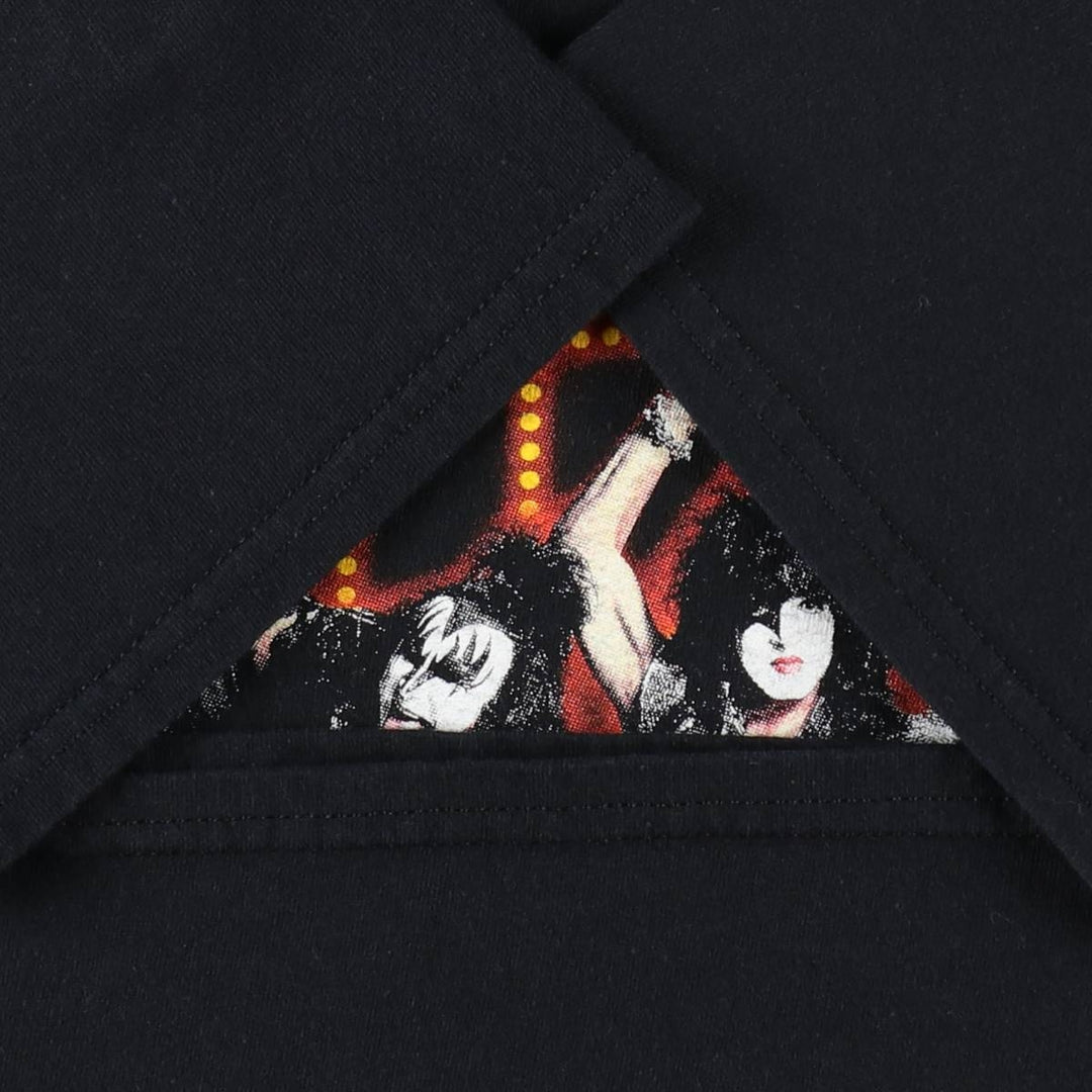 Gildan KISS band T-shirt, men's size M cotton black type Vintage Second Hand