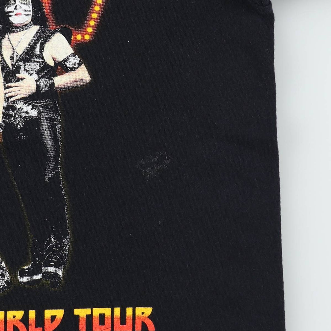 Gildan KISS band T-shirt, men's size M cotton black type Vintage Second Hand