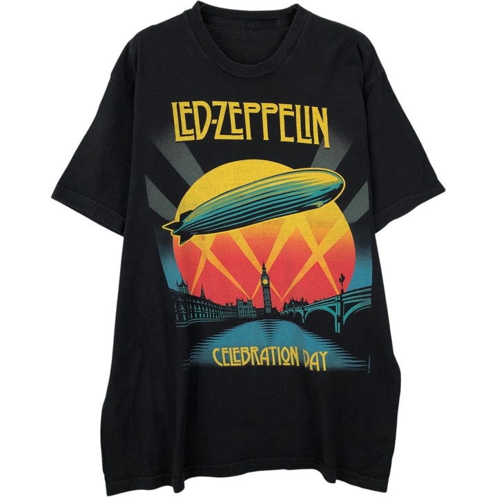 LED ZEPPELIN Celebration Day Band T-Shirt (Men's Size M) unclear black type Vintage Second Hand