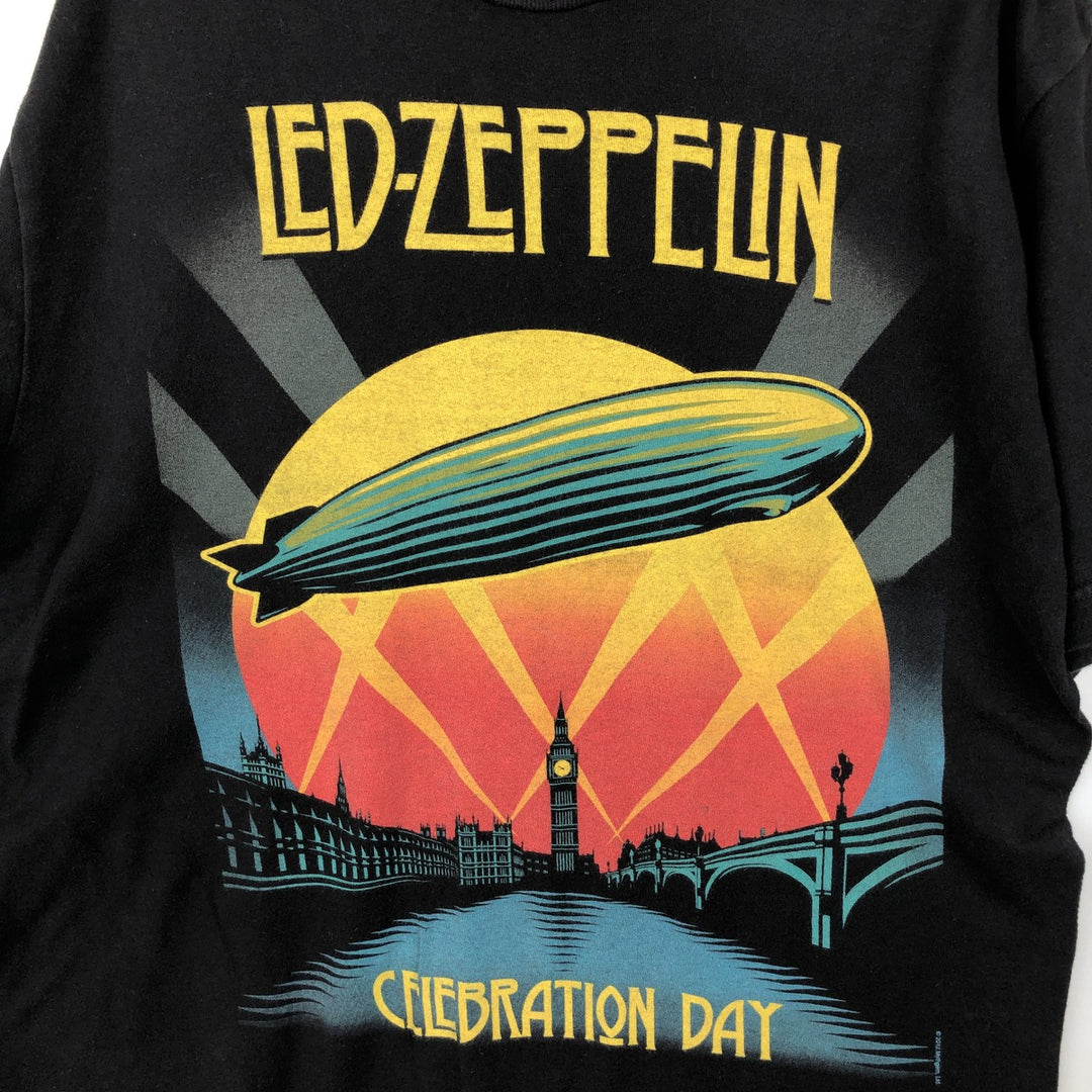 LED ZEPPELIN Celebration Day Band T-Shirt (Men's Size M) unclear black type Vintage Second Hand