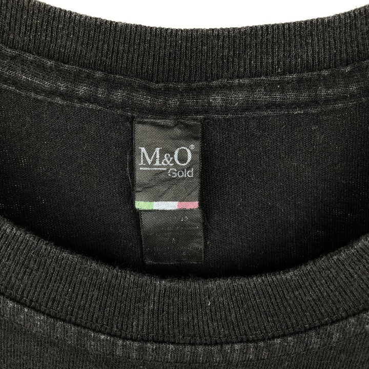 M&O Gold SLAYER Goat Skull Print Band T-Shirt (Men's Size M) unclear black type Vintage Second Hand