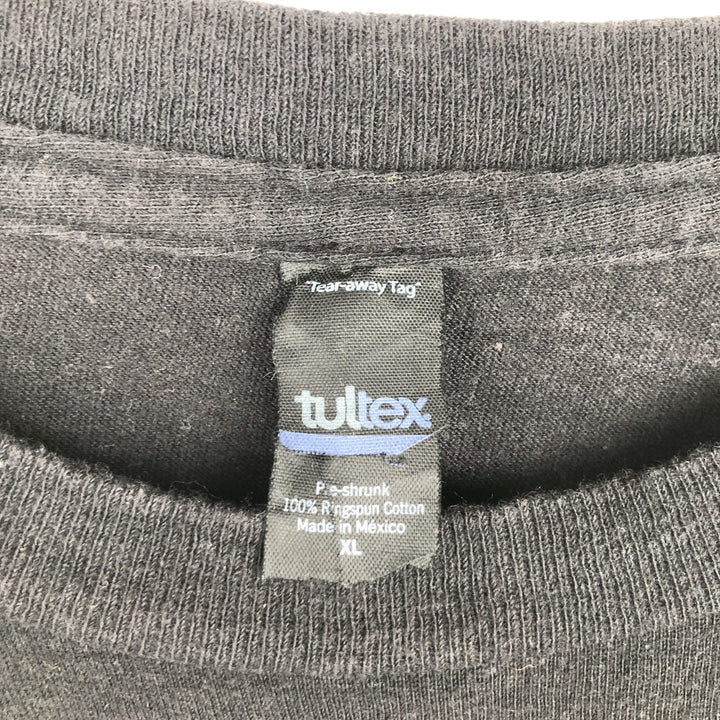 TULTEX JUSTIN BIEBER Band T-Shirt (Men's XL equivalent) cotton black type Vintage Second Hand