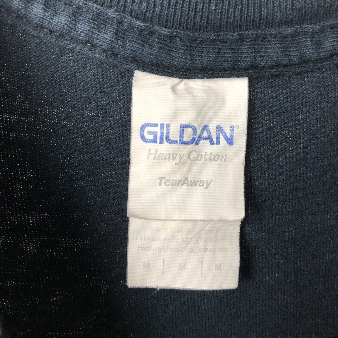 Gildan GILDAN NIRVANA Nirvana Band T-shirt Band T Men's M size cotton black type Vintage Second Hand